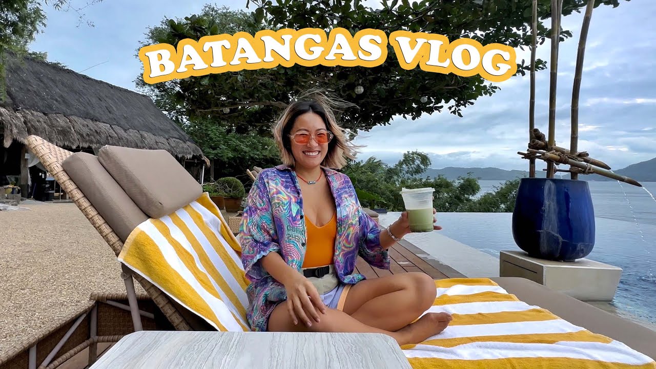 Batangas Vlog: Resort Tour, Island Hopping, Must-Try Cafes! | Laureen Uy