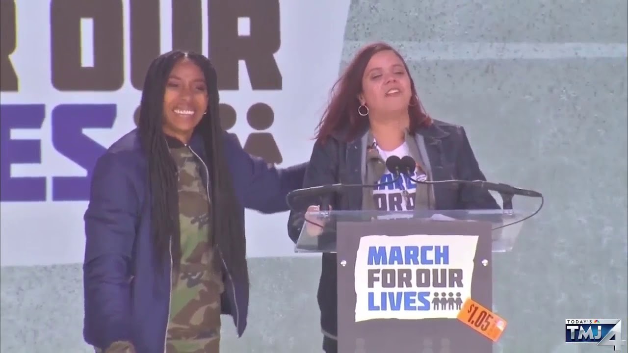 Florida shooting survivor throws up on stage, but rallies to finish March for Our Lives speech