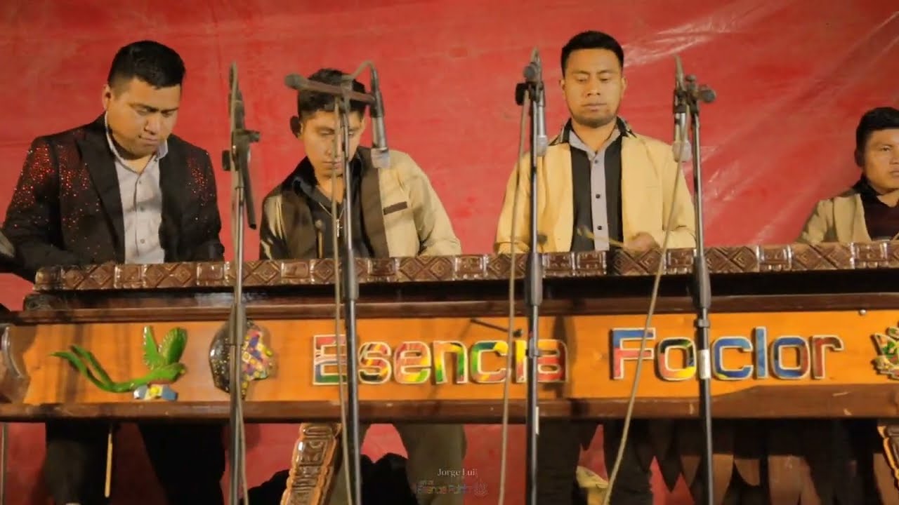 Hace Un Año Y Te Vas Ángel Mío-Jorge Luis Y Su Marimba Esencia Folclor (Audio Y Video HD En Vivo)