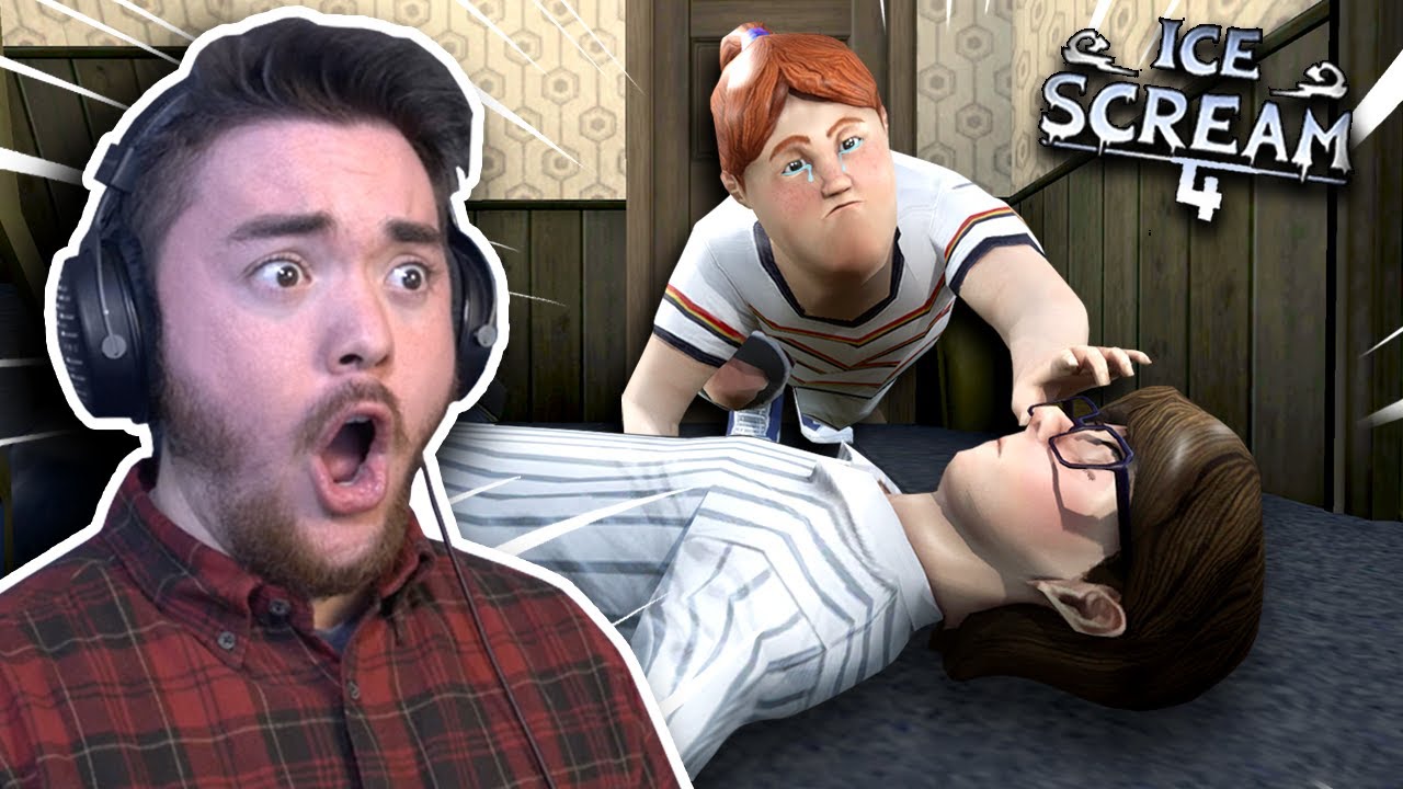 ICE SCREAM 4 IS THIS CRAZY!? | Ice Scream 4 Fanmade Trailers Reaction
