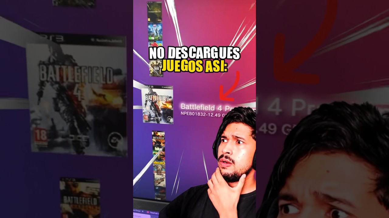 NO hagas esto con tu PS3⚠️ #shorts #playstation3 #ps3