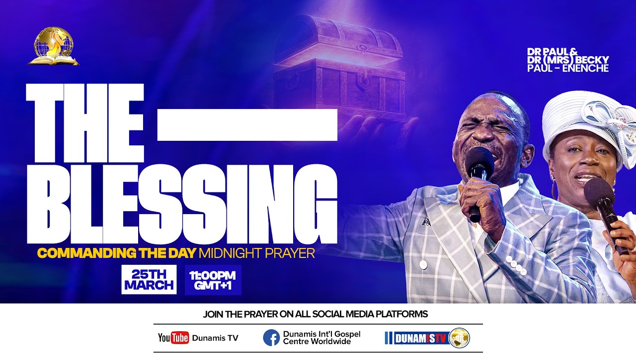COMMANDING THE DAY MIDNIGHT PRAYER REBROADCAST || THE BLESSING || 26-03-2026