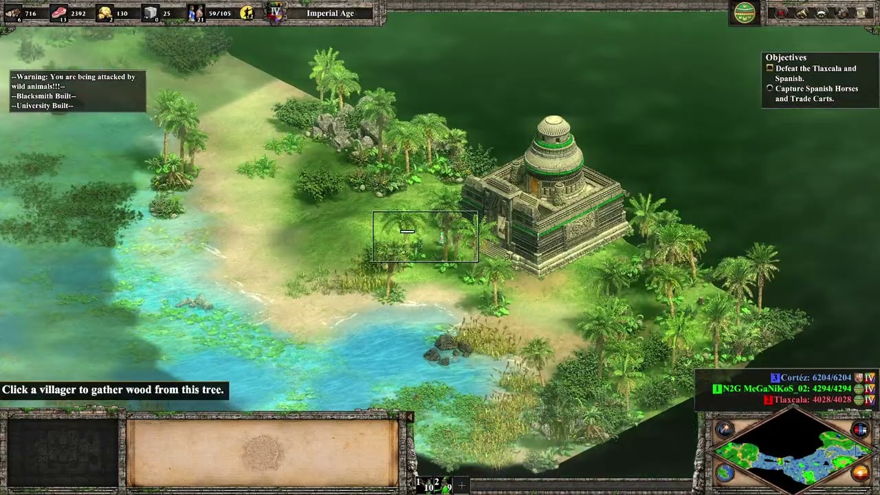The Boiling Lake - Montezuma - Age of Empires II: Definitive Edition - Hard Walkthrough