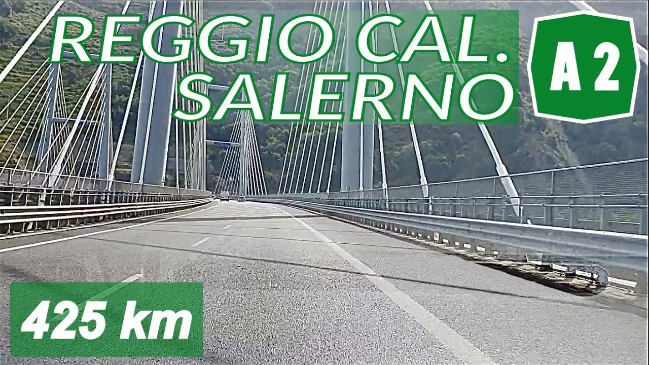 A2 Autostrada del Mediterraneo | REGGIO CALABRIA - SALERNO | feat. Sicilian Driver SR