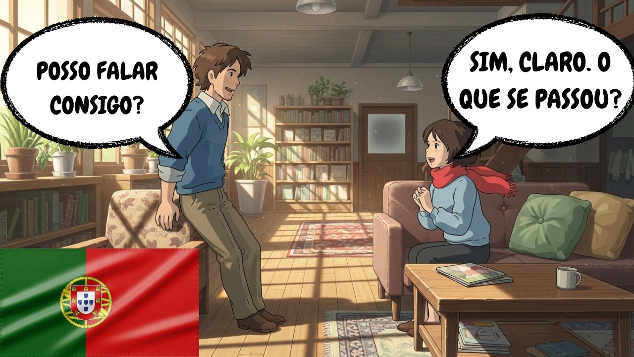10 Conversations in European Portuguese - Dialogues Between Neighbors
