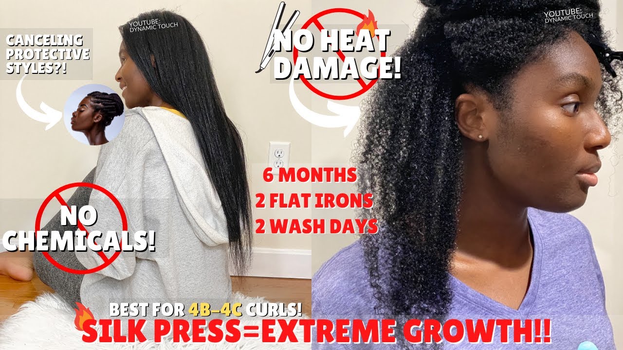 6 MONTHS of Wearing My HAIR STRAIGHTENED. BEST PROTECTIVE STYLE By FAR!! Dramatic INCREASE in LENGTH
