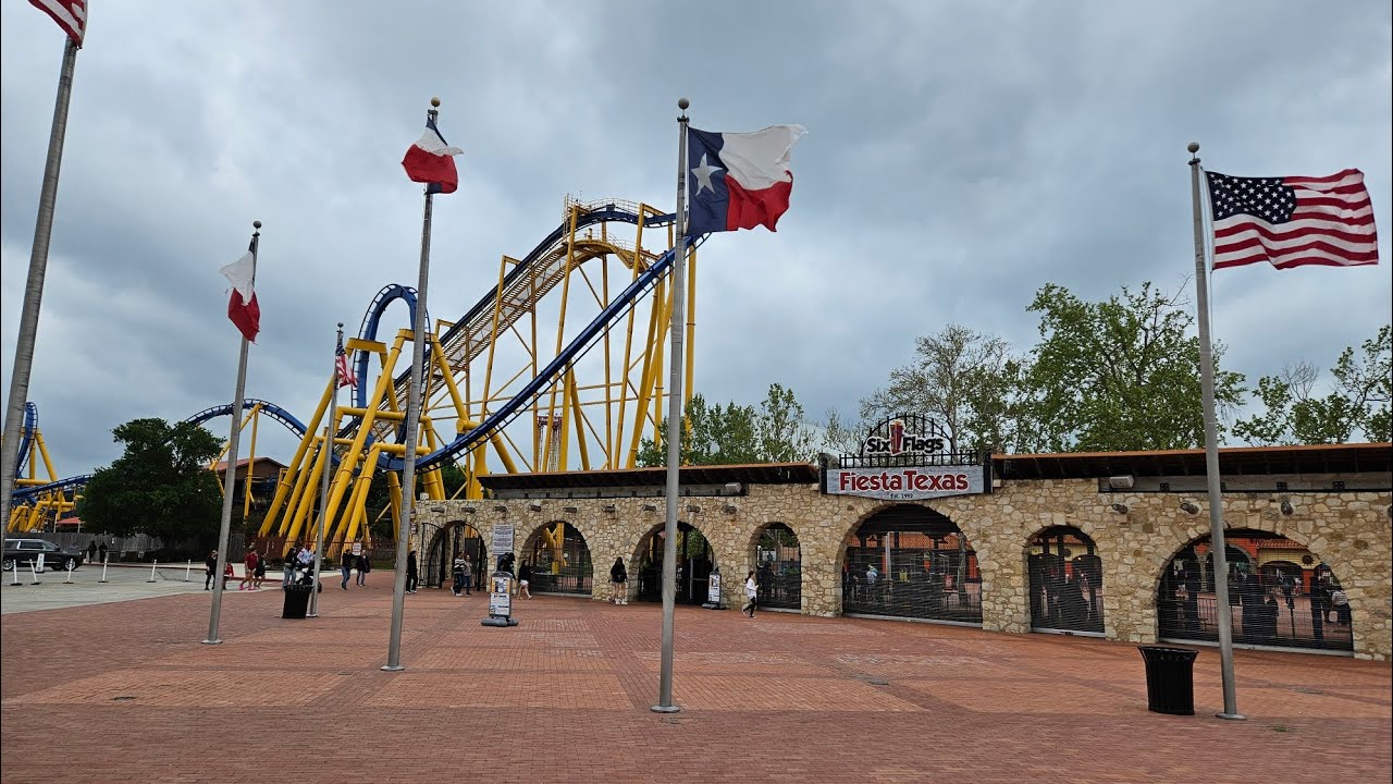 Visitng Six Flags Fiesta Texas w/rides. March 24, 2024