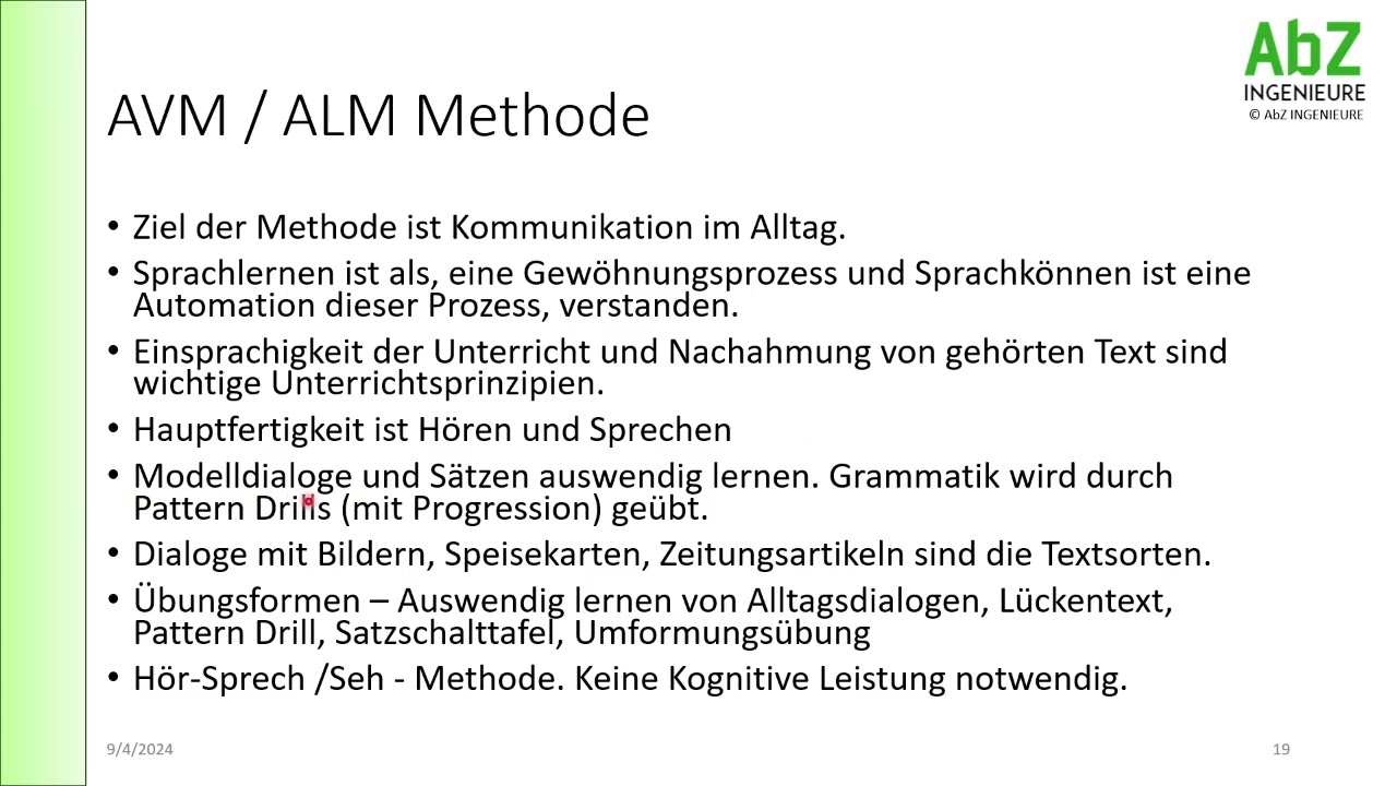 Methodische Didaktische Konzepte 1 - Einf&uuml;hrung