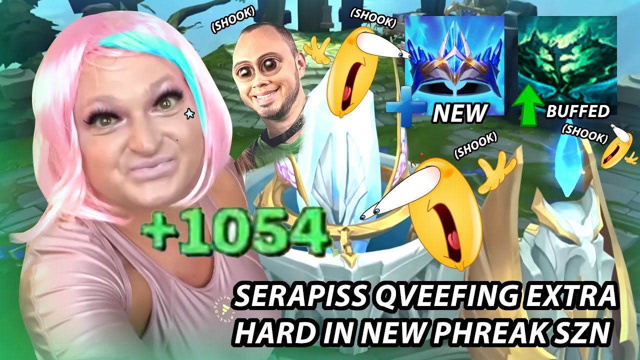 SERAPISS LEFT PHREAK SHOOK IN NEW SZN😱🍆⬆️ | TESTING PBE ⚙️😍