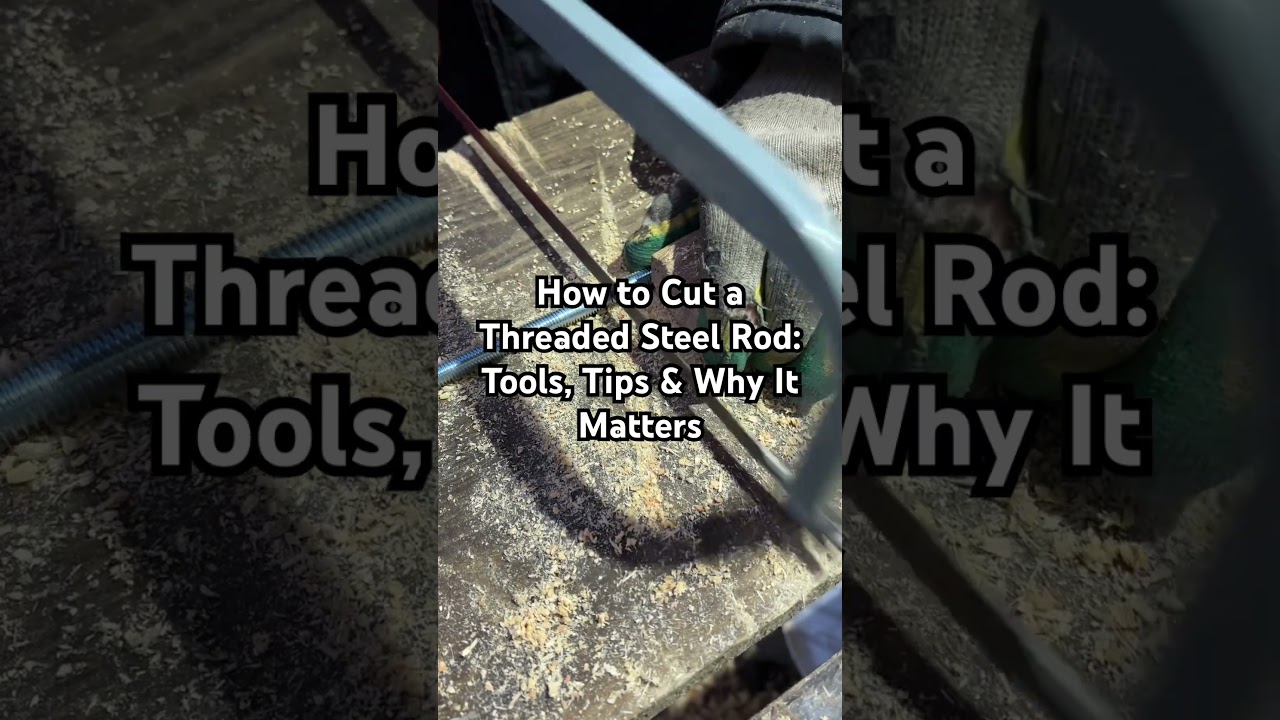 #threadedrod #metalcutting #DIYtips #tooltutorial #cuttingsteel #workshopskills #constructionDIY