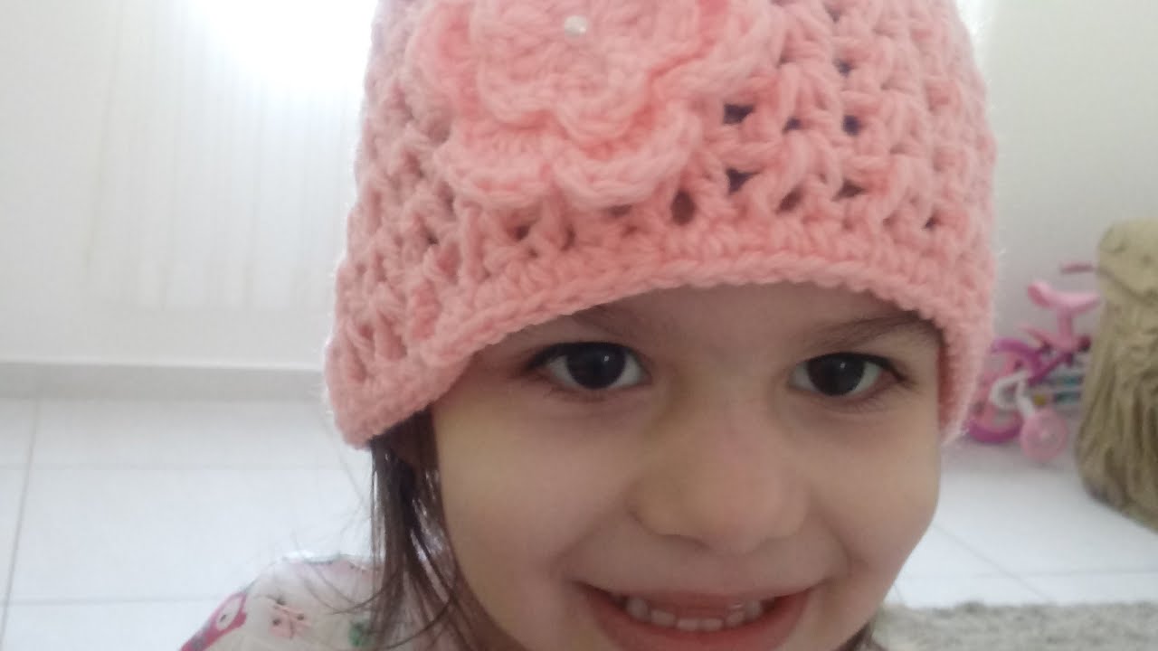 #Passo a Passo touca infantil veste 2 a 3 anos de idade #super rápida