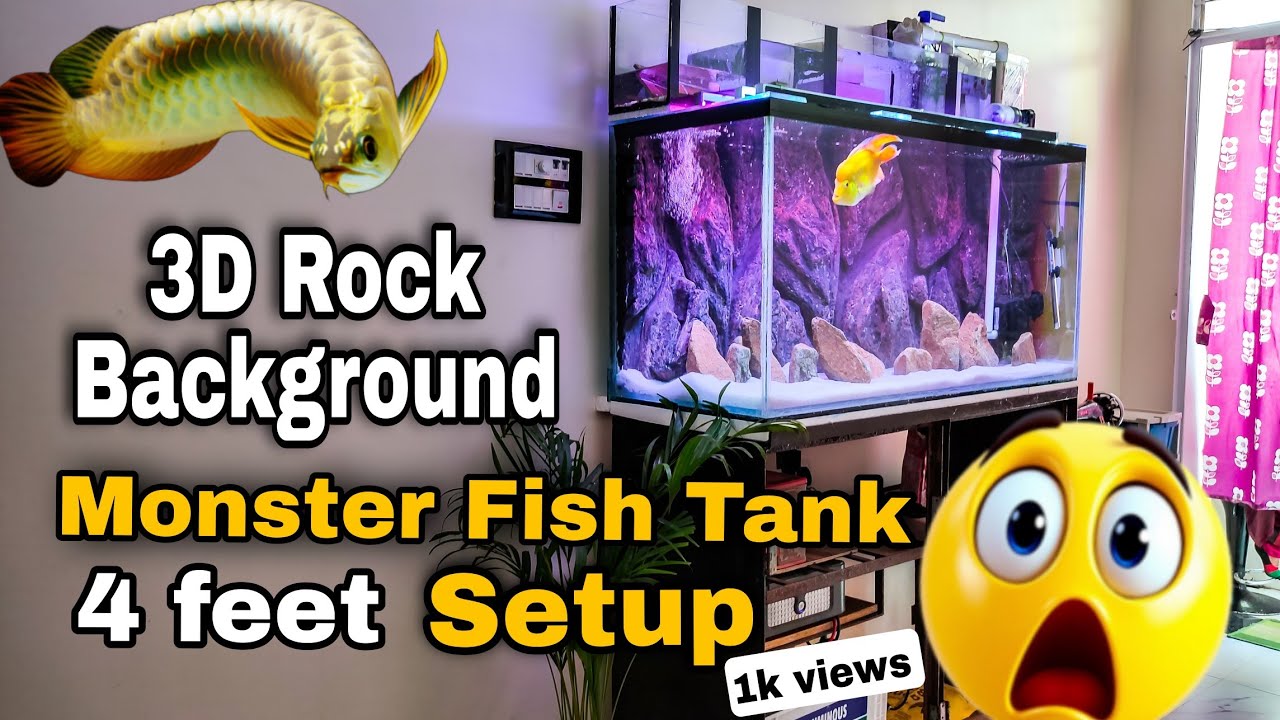 😱My 4 FEET Aquarium updates | Monster fish tank setup | India's smartest aquarium setup 😲