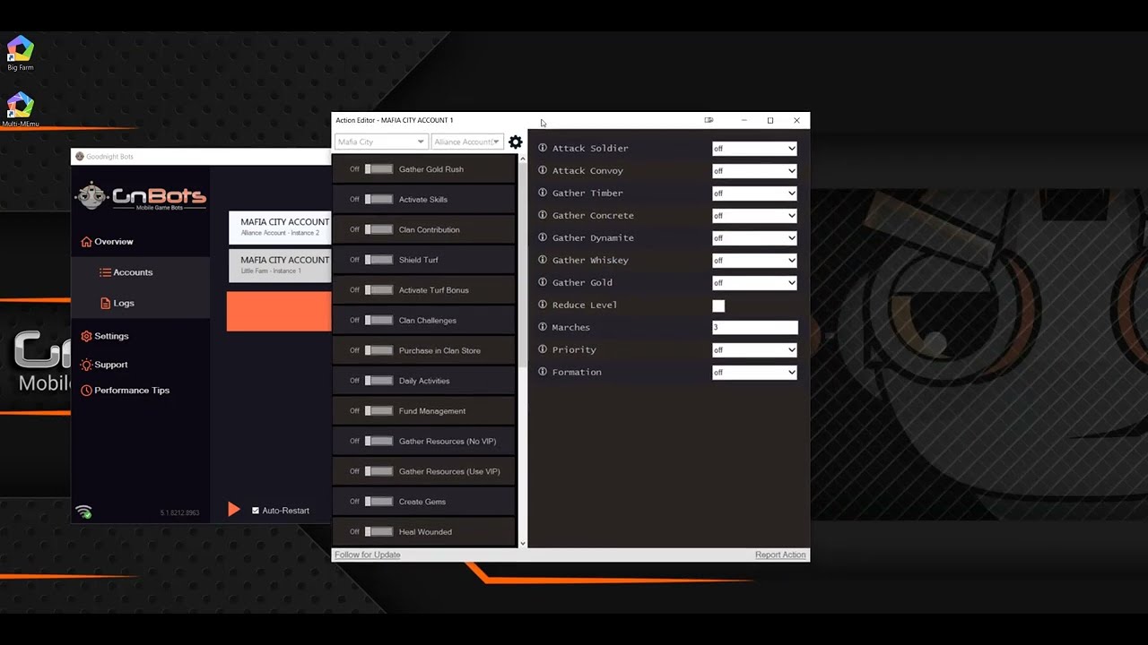 How to Use the Action Editor in GnBots