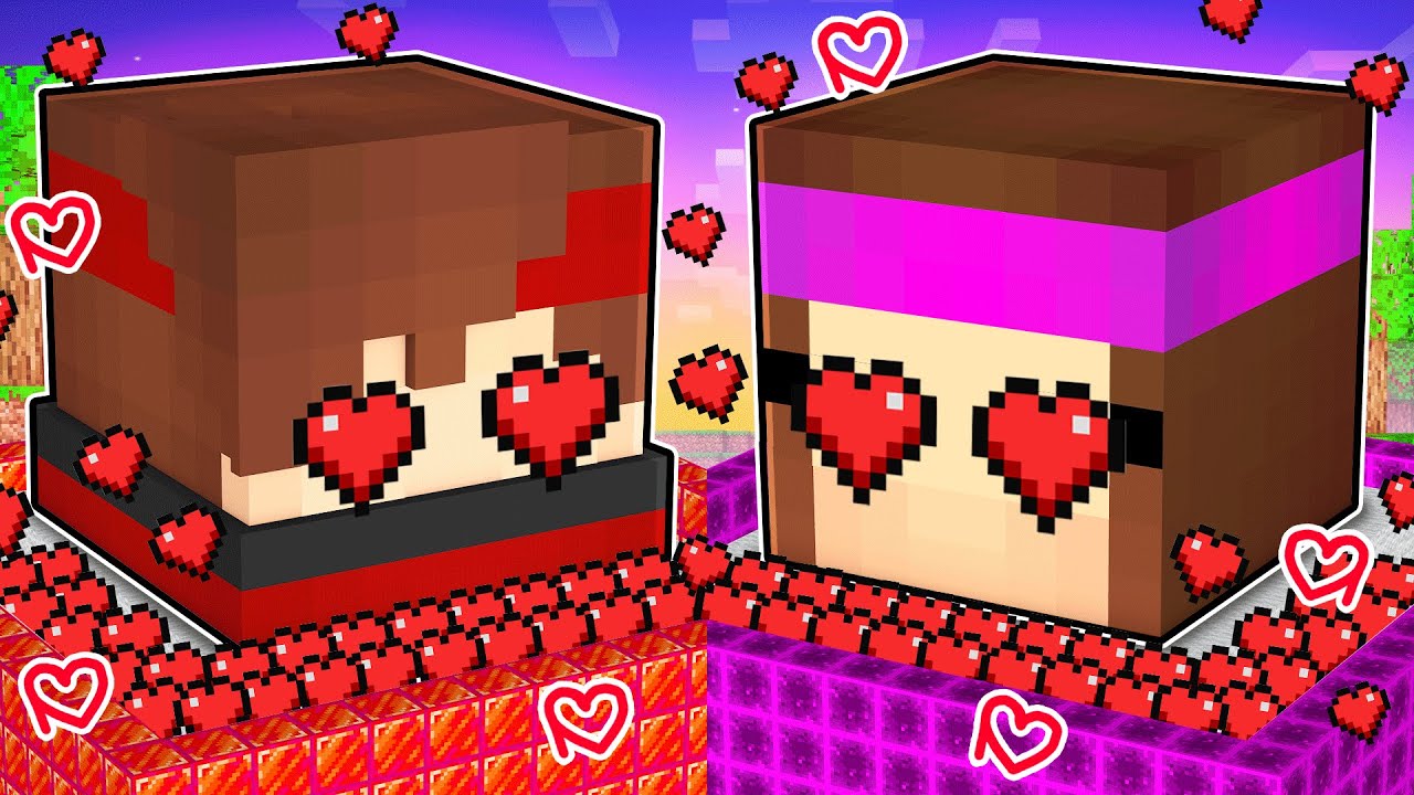 Maison D'AMOUR d'Anna VS Maison D'AMOUR de Talcado sur Minecraft !