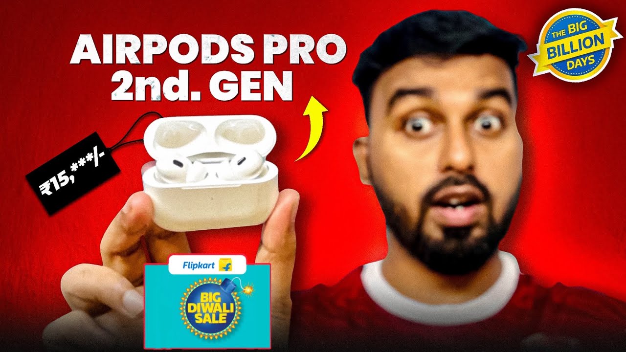 Apple Airpods Pro 2nd Generation USB-C at ₹15,XXX | Flipkart BBD Unit | Unboxing & Detailed Review