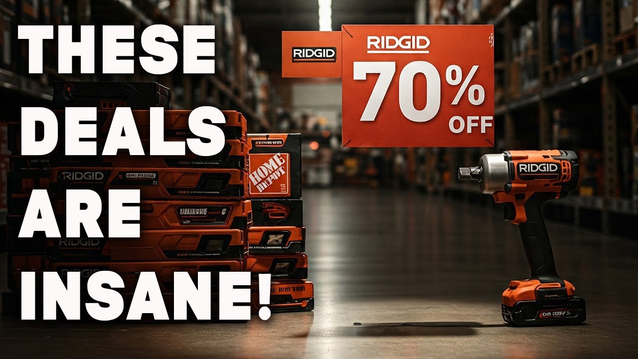 These Home Depot DEALS ARE INSANE (RIDGID 70% OFF!) POSSIBLE GLITCH!