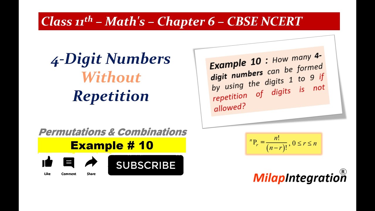 How Many 4-Digit Numbers? No Repetition! | Example 10
