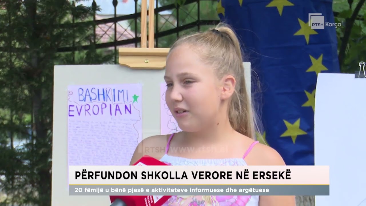 Përfundon shkolla verore në Ersekë, 20 fëmijë u bënë pjesë e aktiviteteve informuese dhe argëtuese