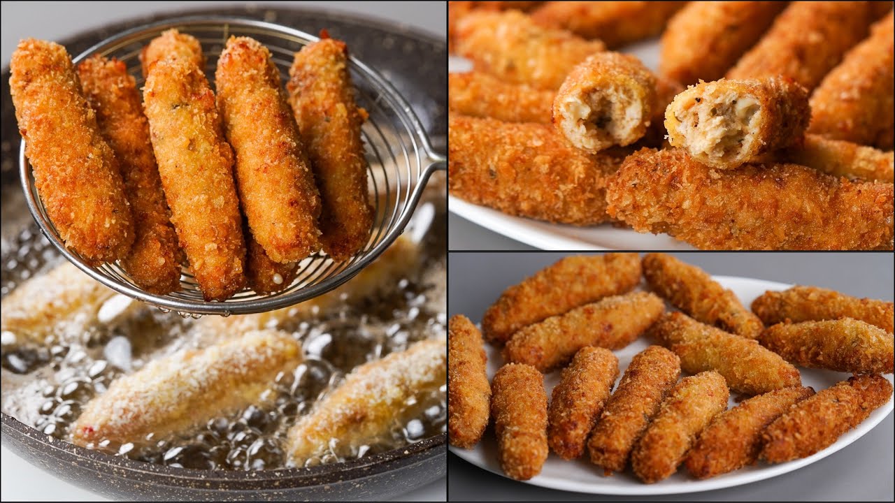 Crispy Chicken Cheese Finger | Chicken Snacks Recipe | Chicken Cheese Finger Recipe | N'Oven Foods