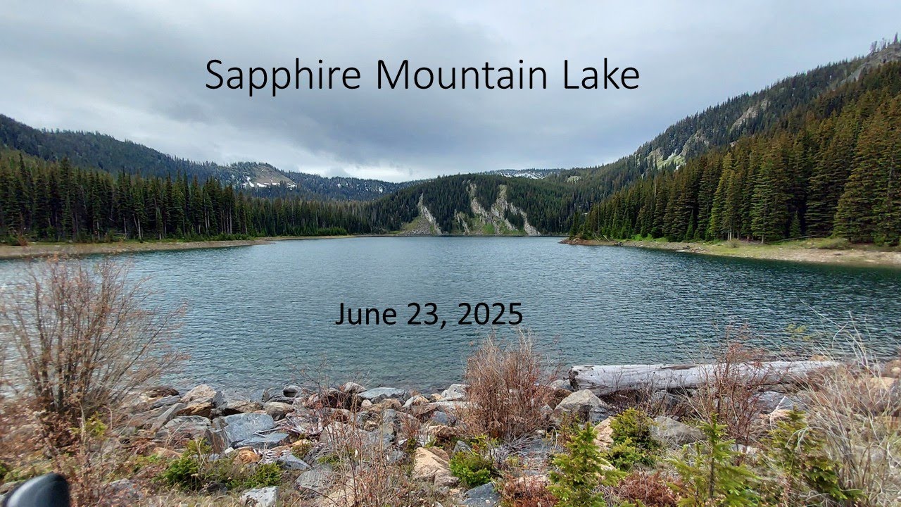 Montana Rainbow and Bull Trout Fishing in Sapphire Mountain Lake