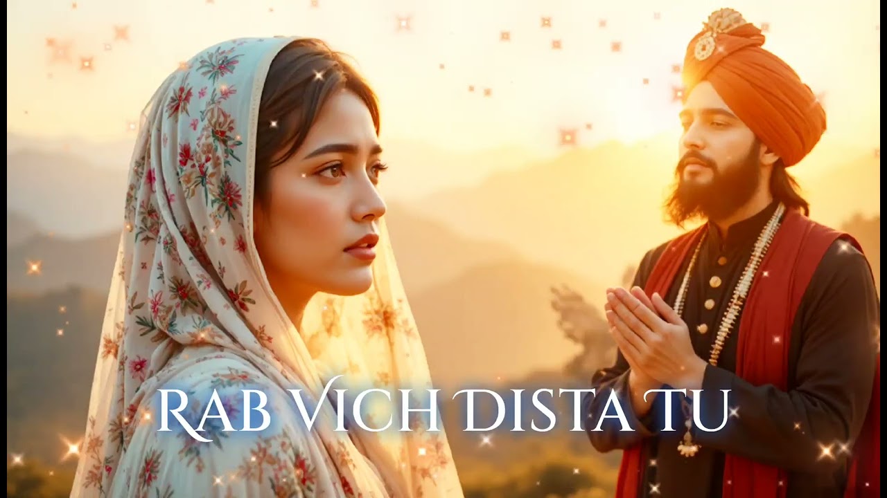 Rab Vich Dista Tu | Emotional Punjabi Spiritual Song | Sufi Sad Love Song