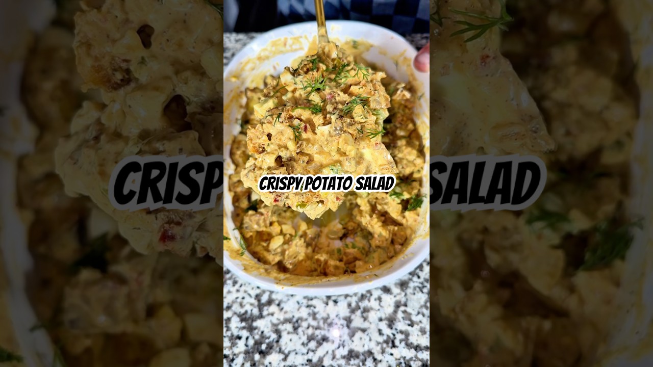 CRISPY Chipotle Potato Salad. Absolute game changer