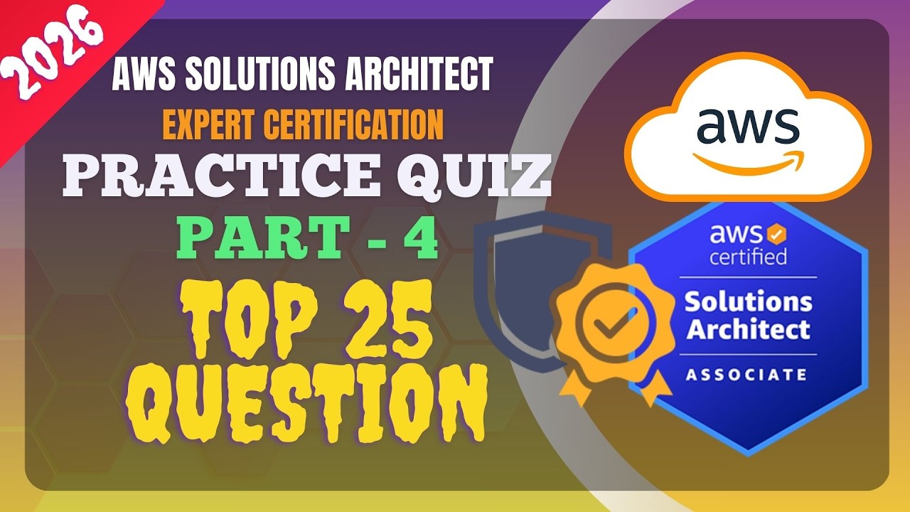 AWS Solutions Architect || Практический тест для сертификации Expert || Часть 4 - Топ-25 || AWS C...