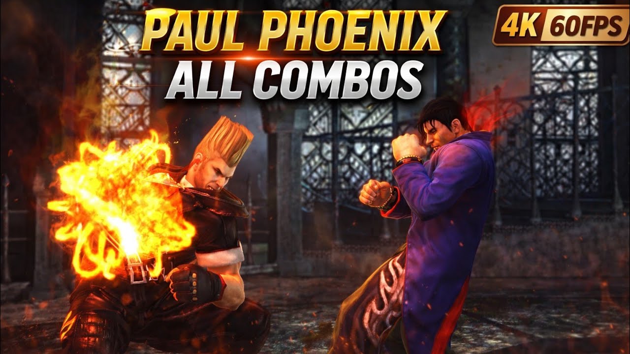Paul Phoenix Deathfist🔥 & All Combos – Tekken 6 Mobile 4K 60FPS