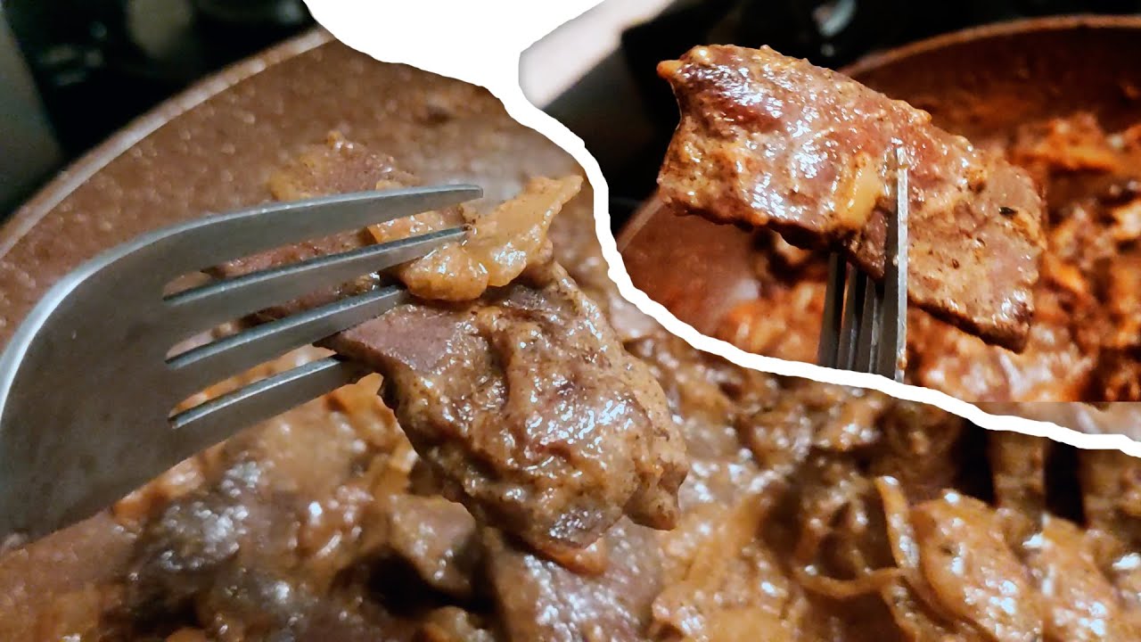 Tender Beef Liver in Cream Sauce — Soft, Juicy & Delicious!