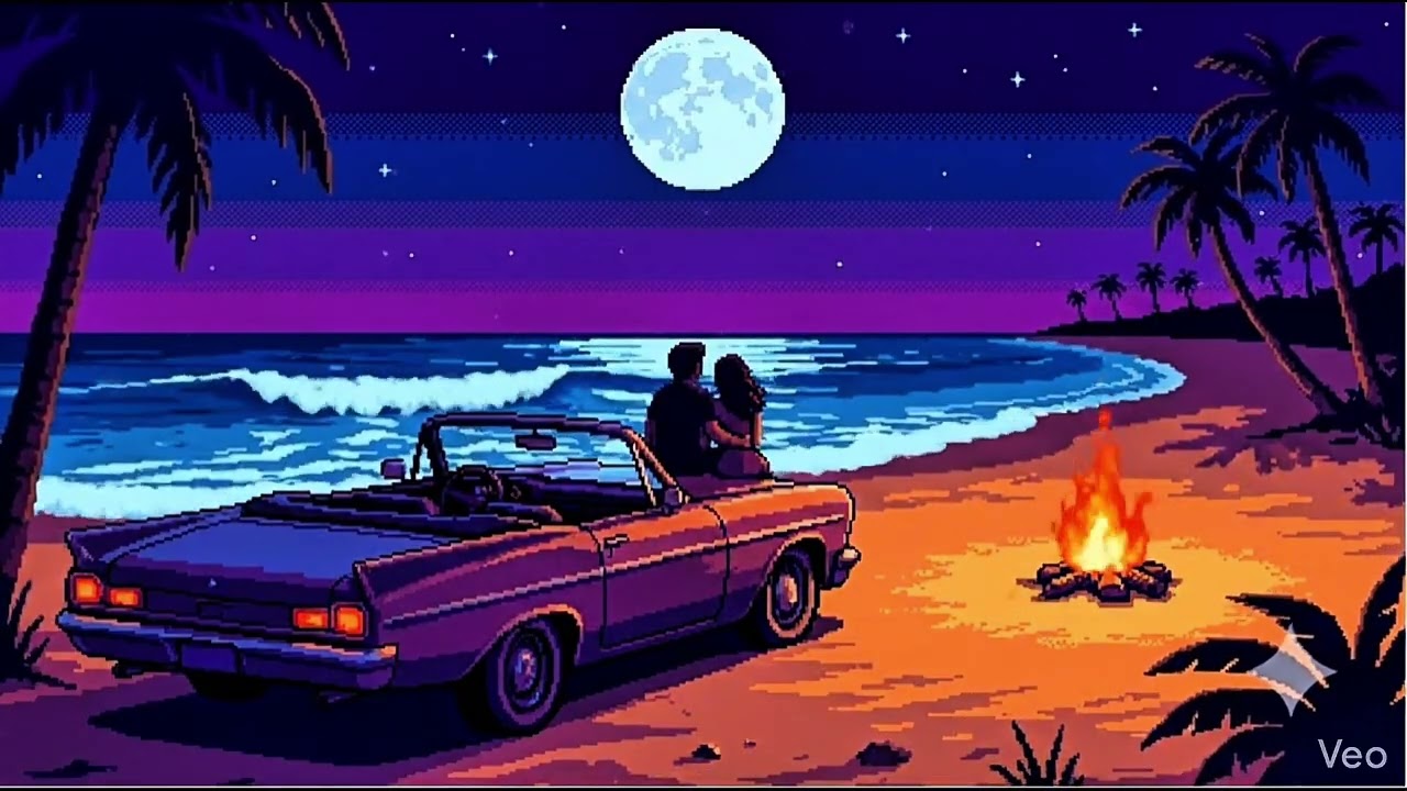 Night Drive by the Sea | Relaxing Lofi
