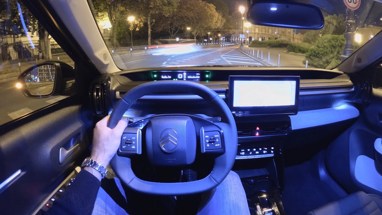 New CITROEN C3 AIRCROSS 2025 - NIGHT POV test drive (PURE DRIVING, HYBRID 145)