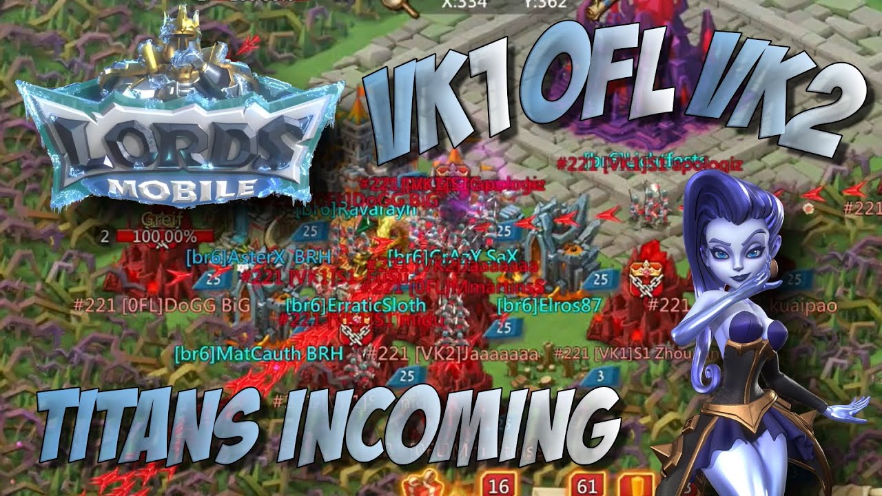 KvK against Titans! Big Soneca attacks! - Lords Mobile