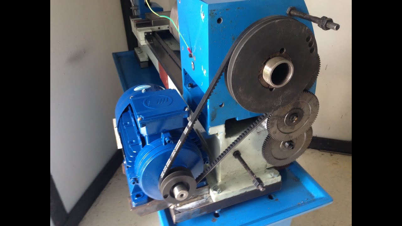 Replacing a lathe DC motor with an AC motor