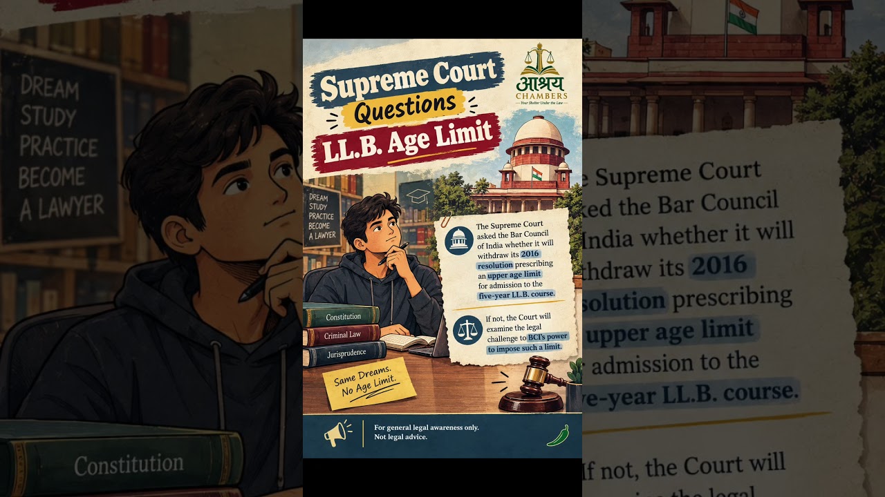 LL.B. Age Limit Row: Supreme Court Pulls Up Bar Council of India