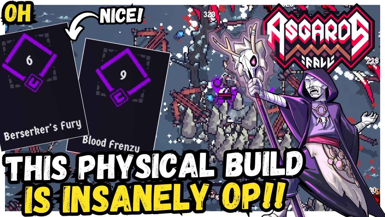 Physical 500% Attack Speed Build Is SUPER OP! Asgard's Fall: Viking Survivors!