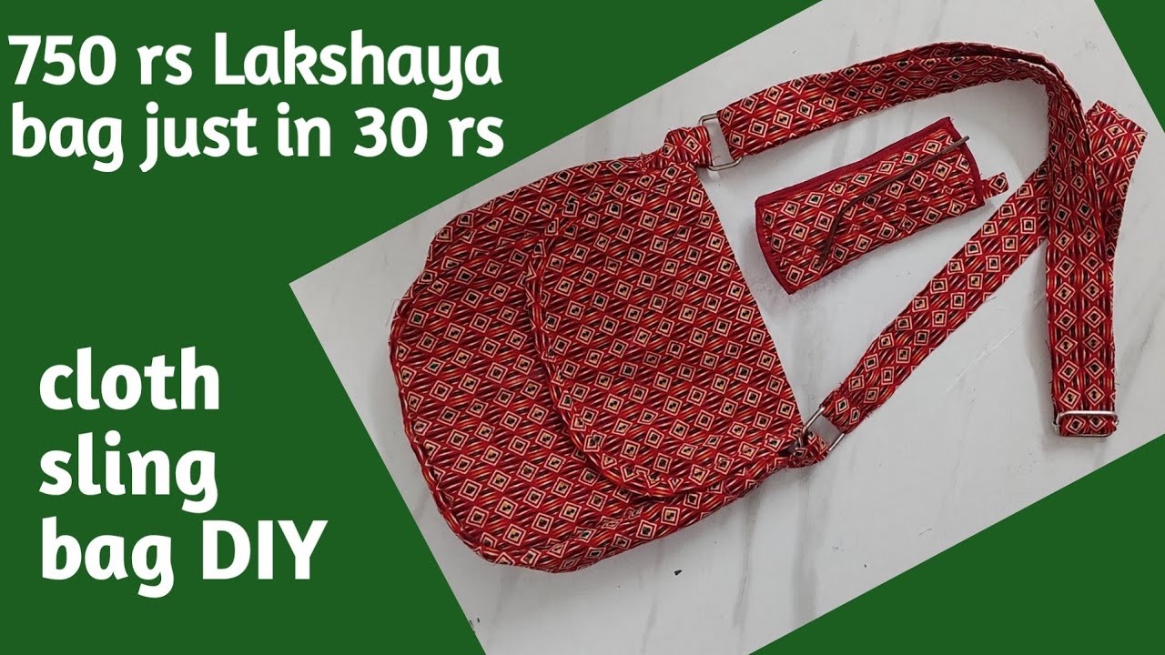 compact handbag for all age group diy, cloth bag, sling bag, multipurpose bag, alv creations