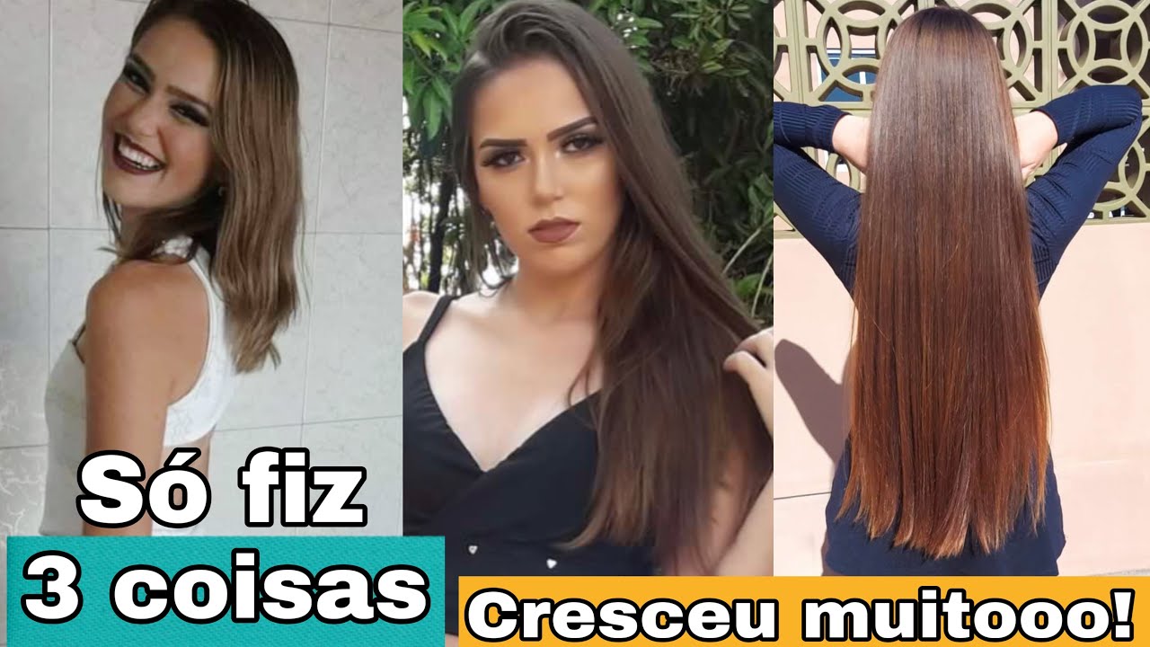 Como fiz meu CABELO CRESCER TANTO e GASTANDO POUCO ? #projetorapunzel