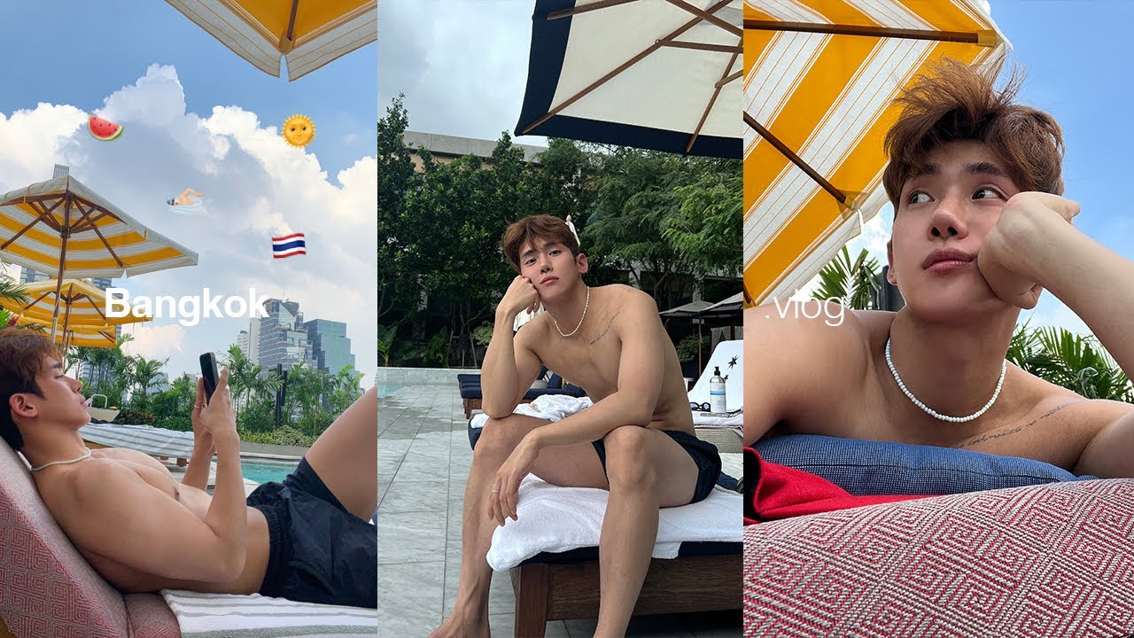 vlog. 뜨거운 안녕, 뜨겁게 즐기는 방콕 여행 🇹🇭🏊🏼‍♂️🍹🤍