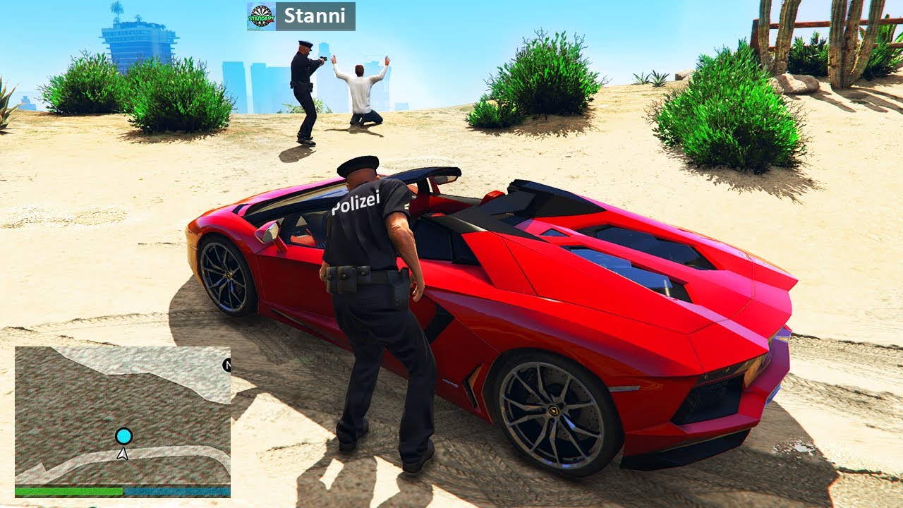 AUTOS KLAUEN als FAKE POLIZEI mit StandartSkill in GTA 5 RP!