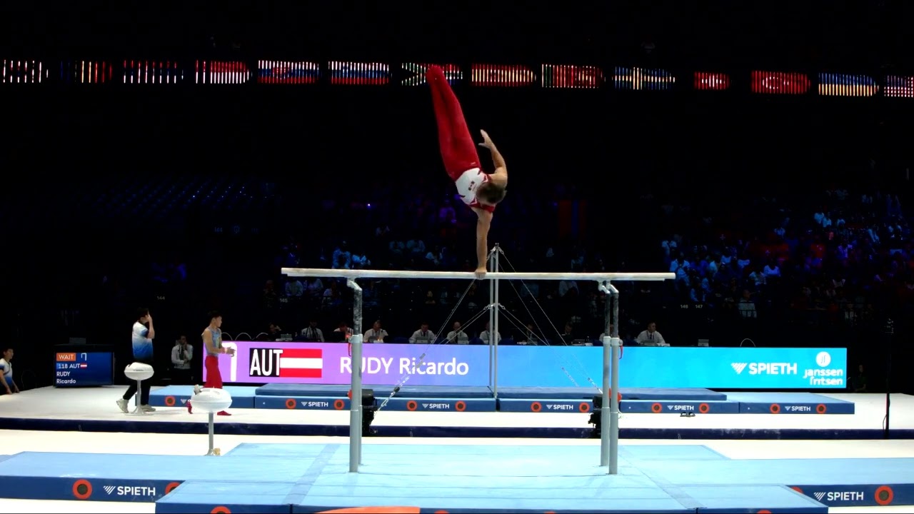 EMARD William (CAN)_2023 Artistic Worlds, Antwerp (BEL)_Qualifications_Parallel Bars