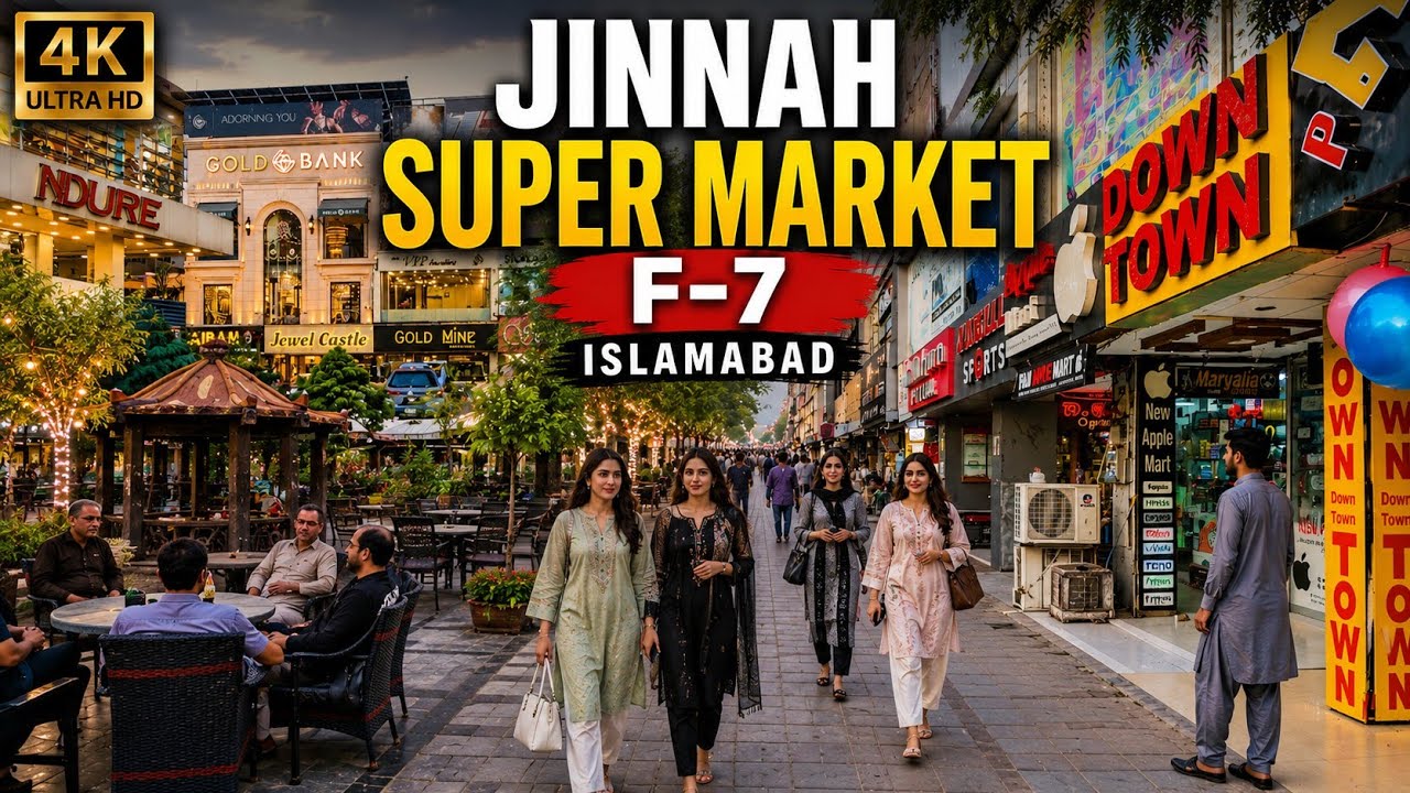 Walking Through Most Vibrat Market of Islamabad |Jinnah Super Market F7 Islamabad | Pak 🇵🇰 