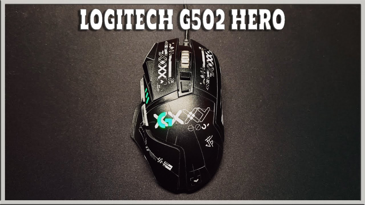 APLICANDO SKIN NO LOGITECH G502 HERO (TIME LAPSE)