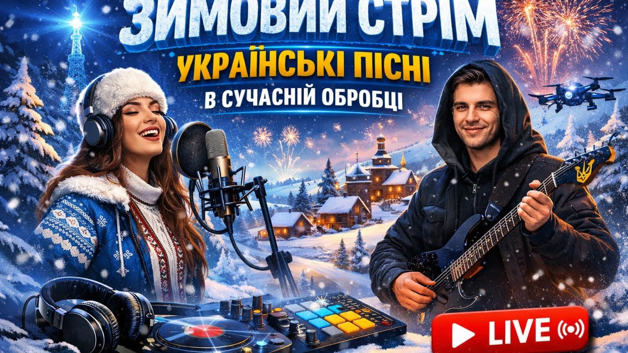 Зимовий концерт наживо ❄️ Українські пісні в сучасному звучанні