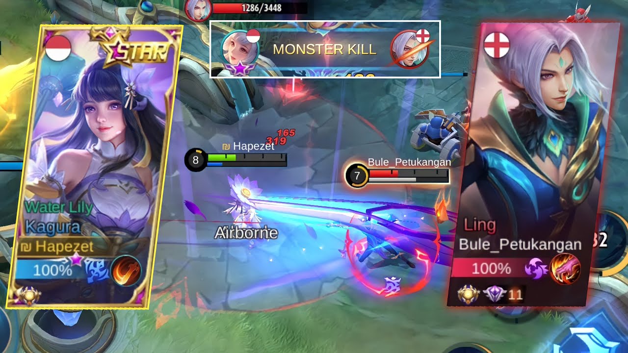 Kagura Hapezet VS Senior Ling! Dia yang Ngelock Malah Mati Sendiri | Mobile Legends