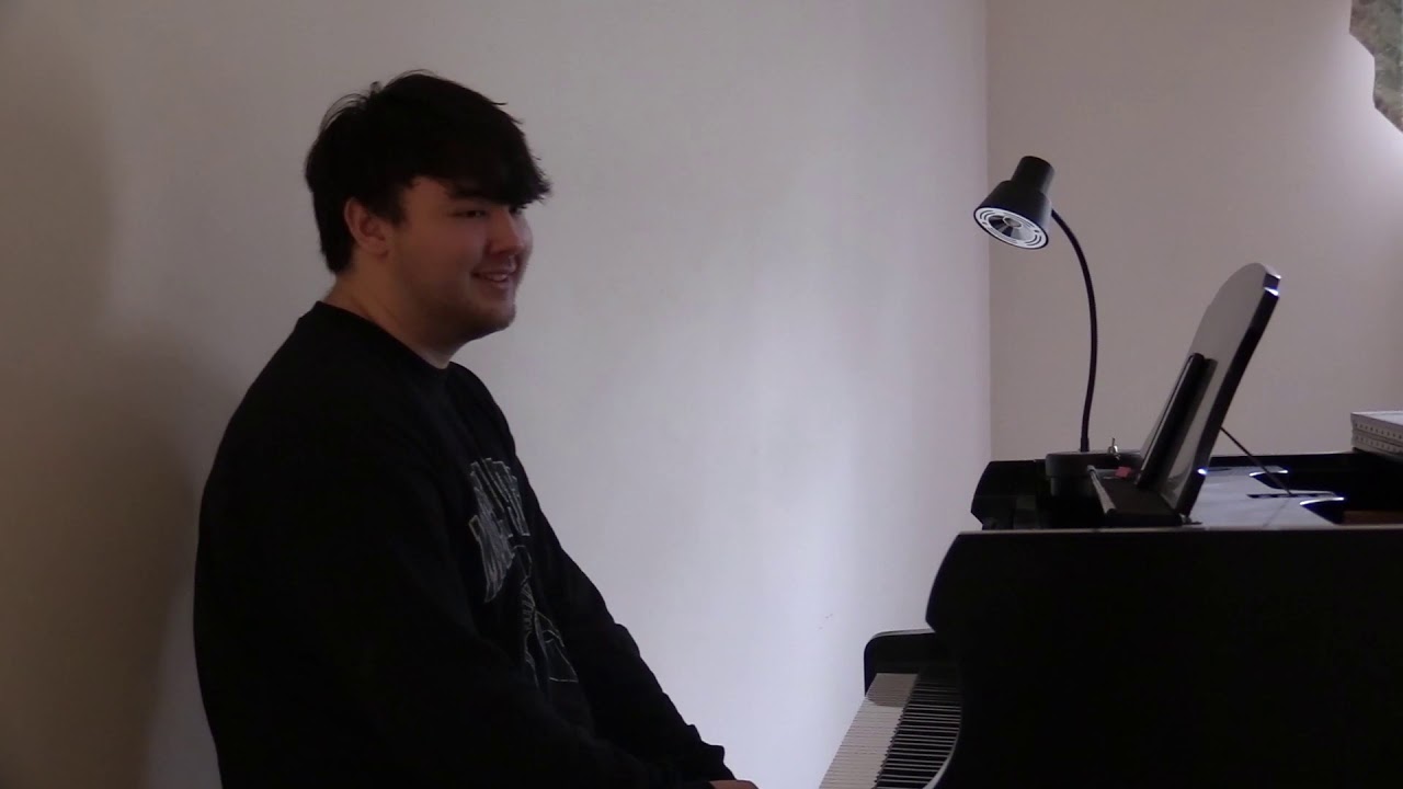 George Sinnott IV plays piano