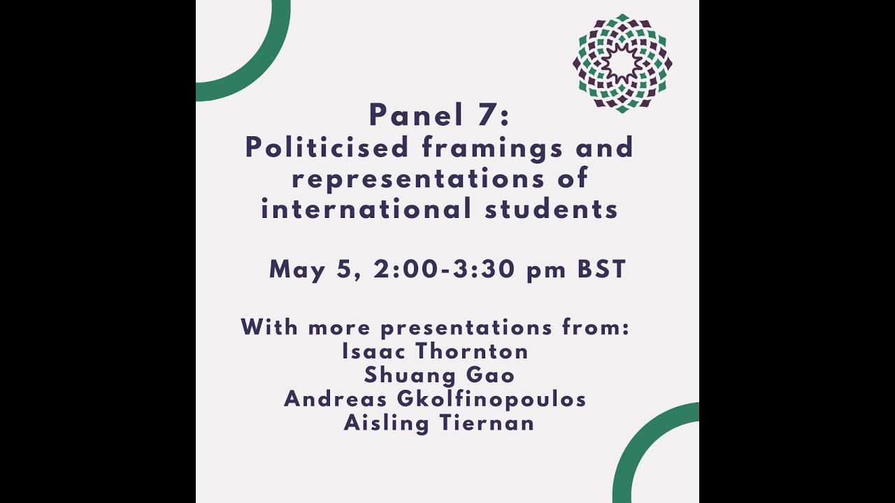 RIS Panel - Politicised framings and representations of international students