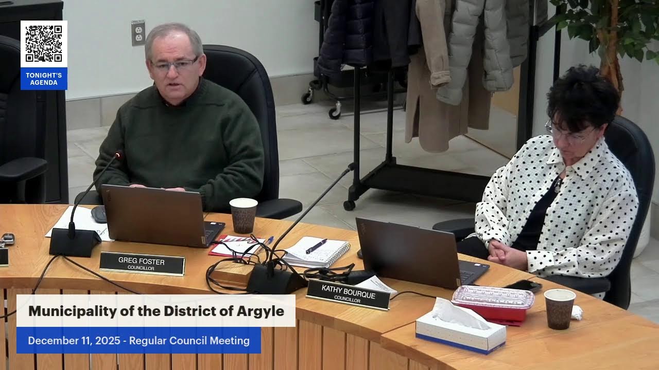 Municipality of Argyle - December 11, 2025 - Regular Council Meeting