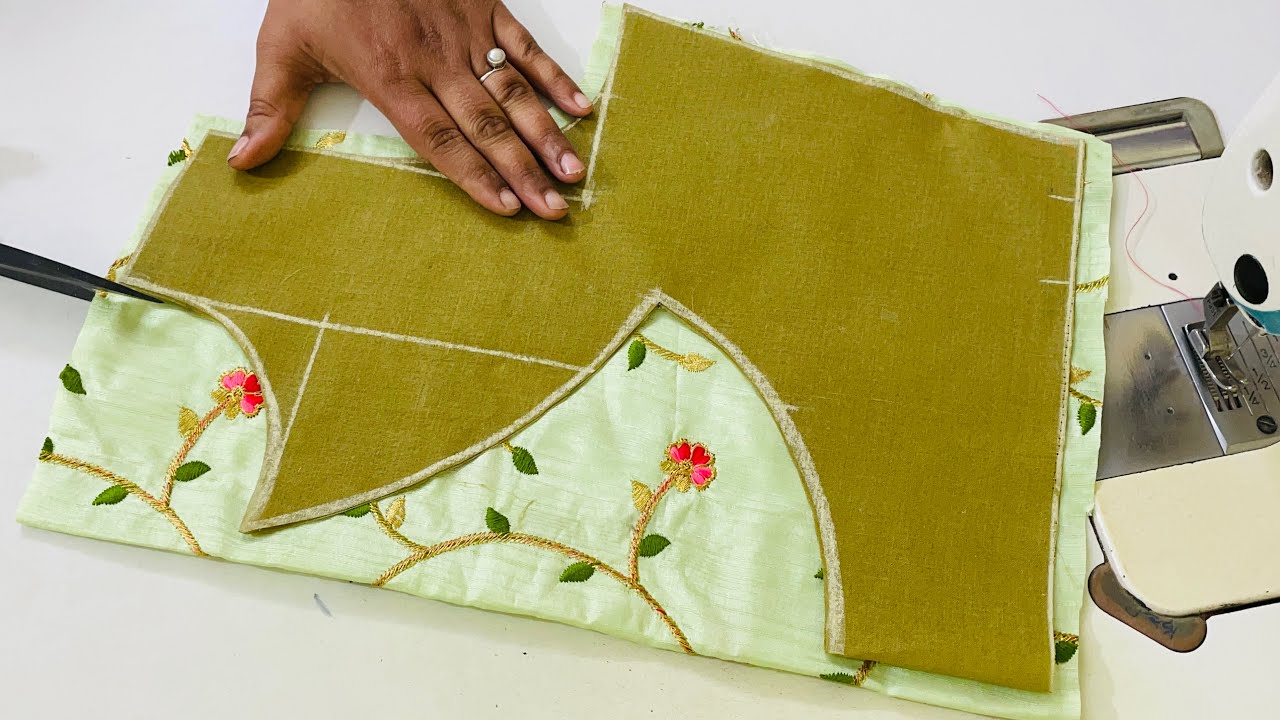 Designer Blouse Designs Cutting and Stitching Back Neck Blouse Design | Blouse Ki Design