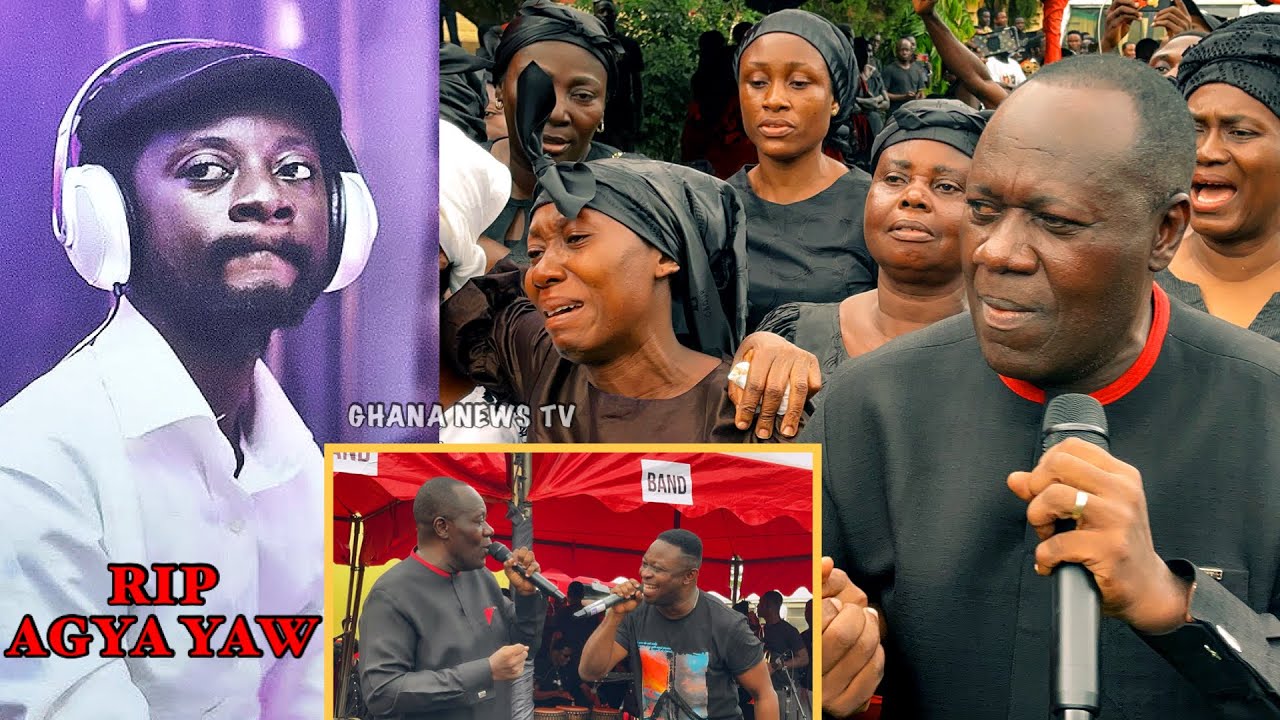 SÄD: Elder Mireku in tears, collaborates with Kwaku Gyasi to console keyboardist Agya Yaw’s widow