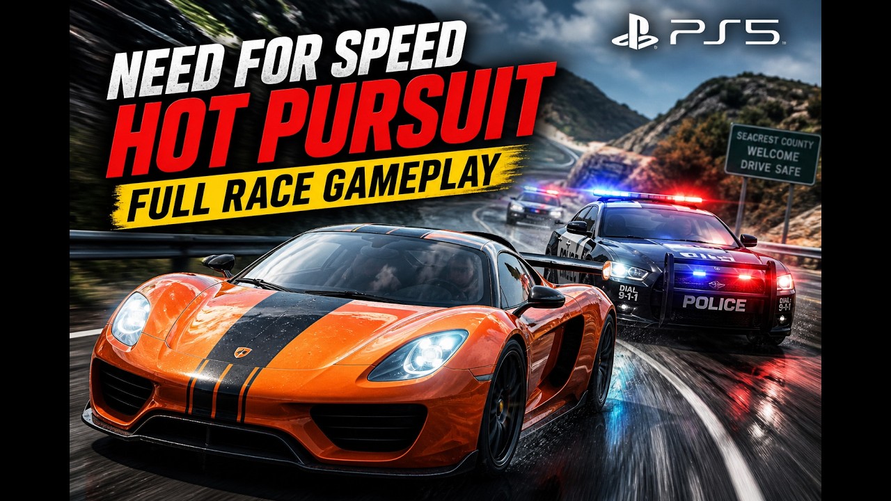 Need for Speed: Hot Pursuit Gameplay - Full Race